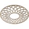 Ekena Millwork Cannes Wood Fretwork Pierced Ceiling Medallion, Hickory, 26"OD x 8 7/8"ID x 3/8"T CMWP26X26X0375CNHI - alternate 2